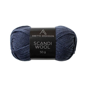 Scandi Wool Yarn — Denim — 5 balls × 50 g