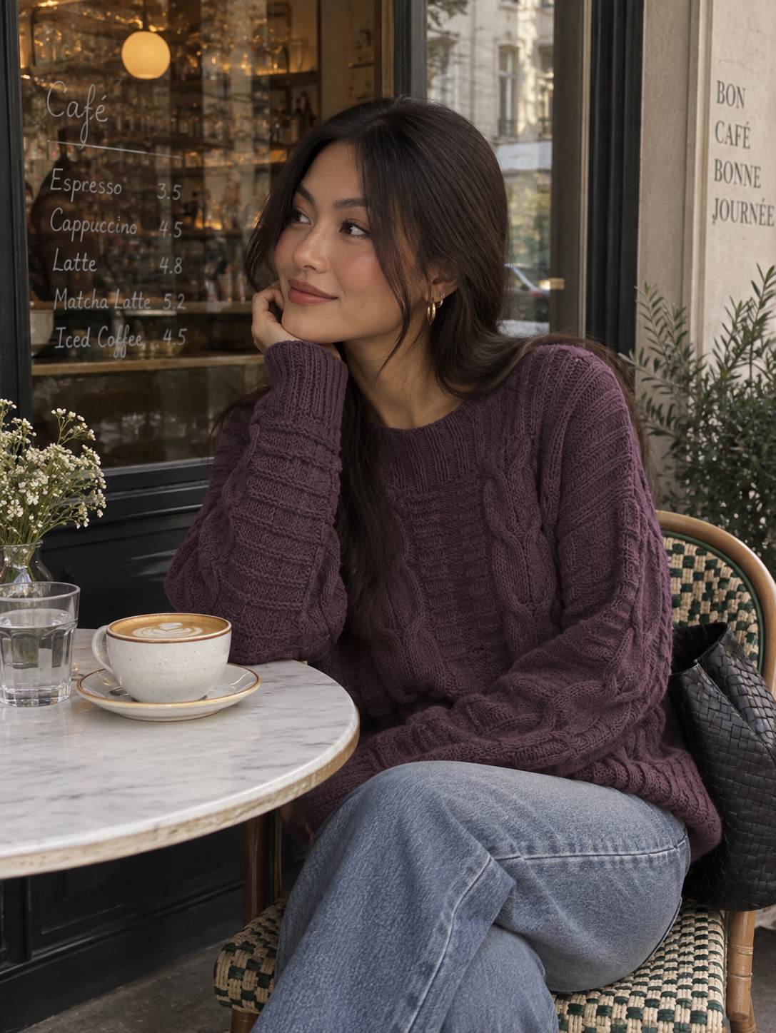 LYKKE - Basic Cable Sweater