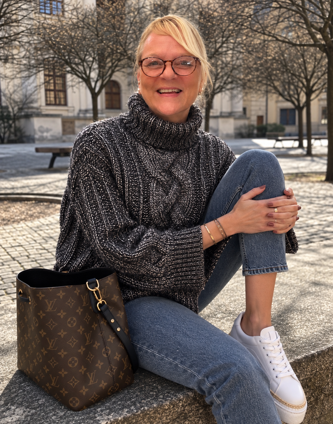 HEDDA - Cable Roll Neck #150 - Anette Eriksson Design