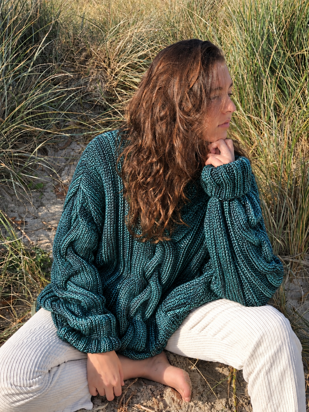 HEDDA - Cable Roll Neck #150 - Anette Eriksson Design