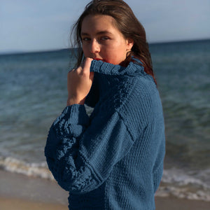 Anette Eriksson knitting pattern, #156, Textured Roll Neck - Anette Eriksson Design