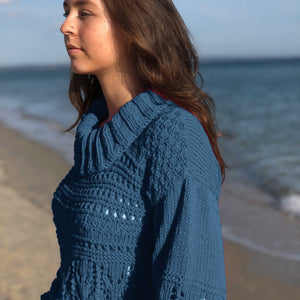 Anette Eriksson knitting pattern, #156, Textured Roll Neck - Anette Eriksson Design