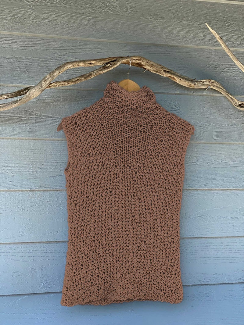 SUPER EASY - knitting pattern #155, mocha mousse