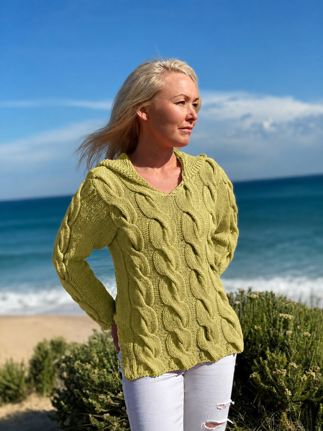 HILLEVI - Hooded Sweater #172