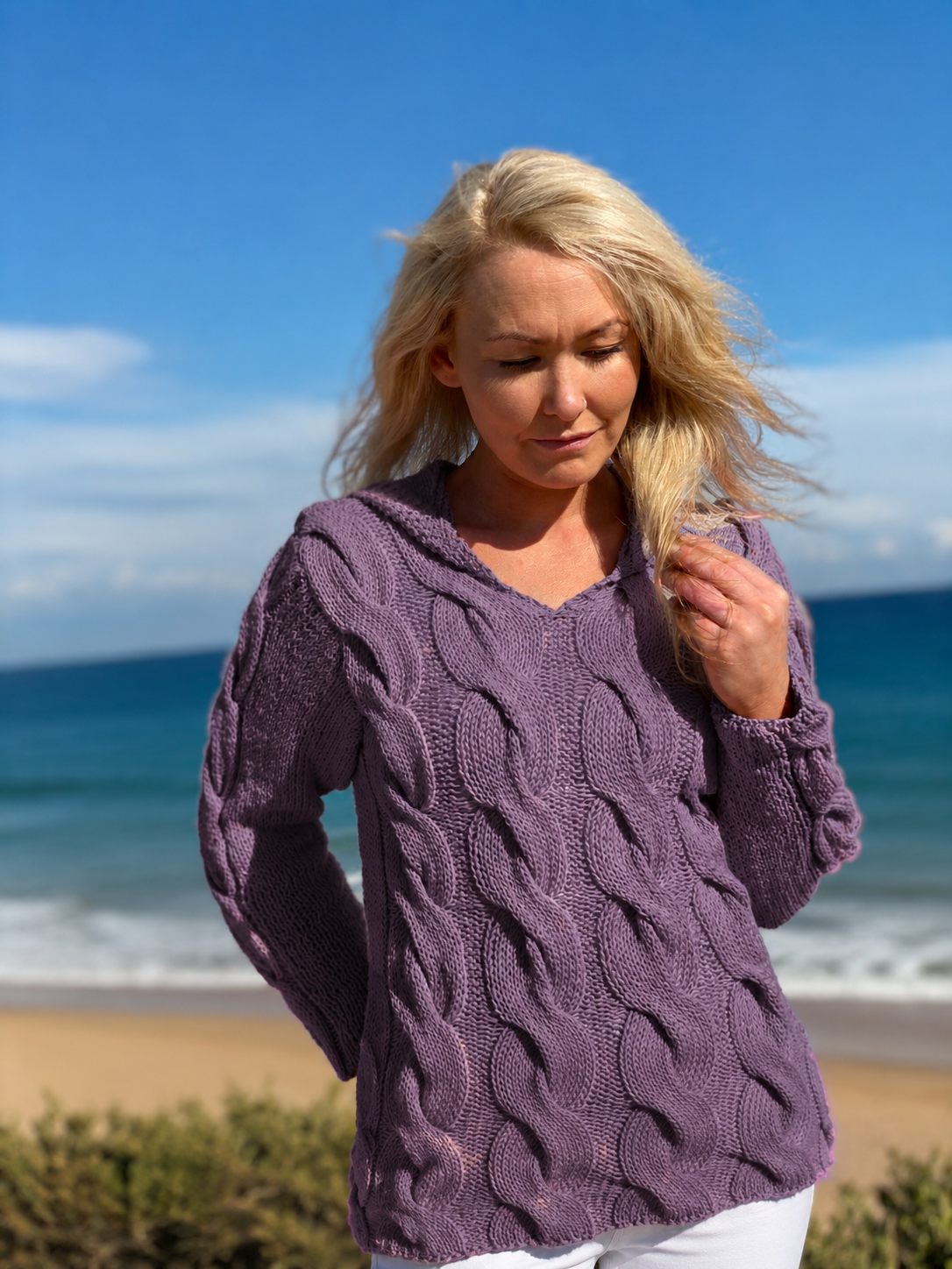 HILLEVI - Hooded Sweater #172