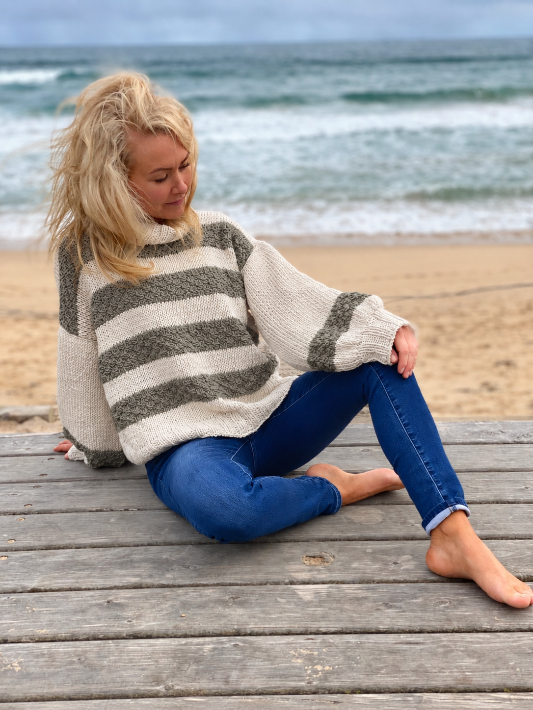 SVALA - Striped Sweater #182 - Anette Eriksson Design