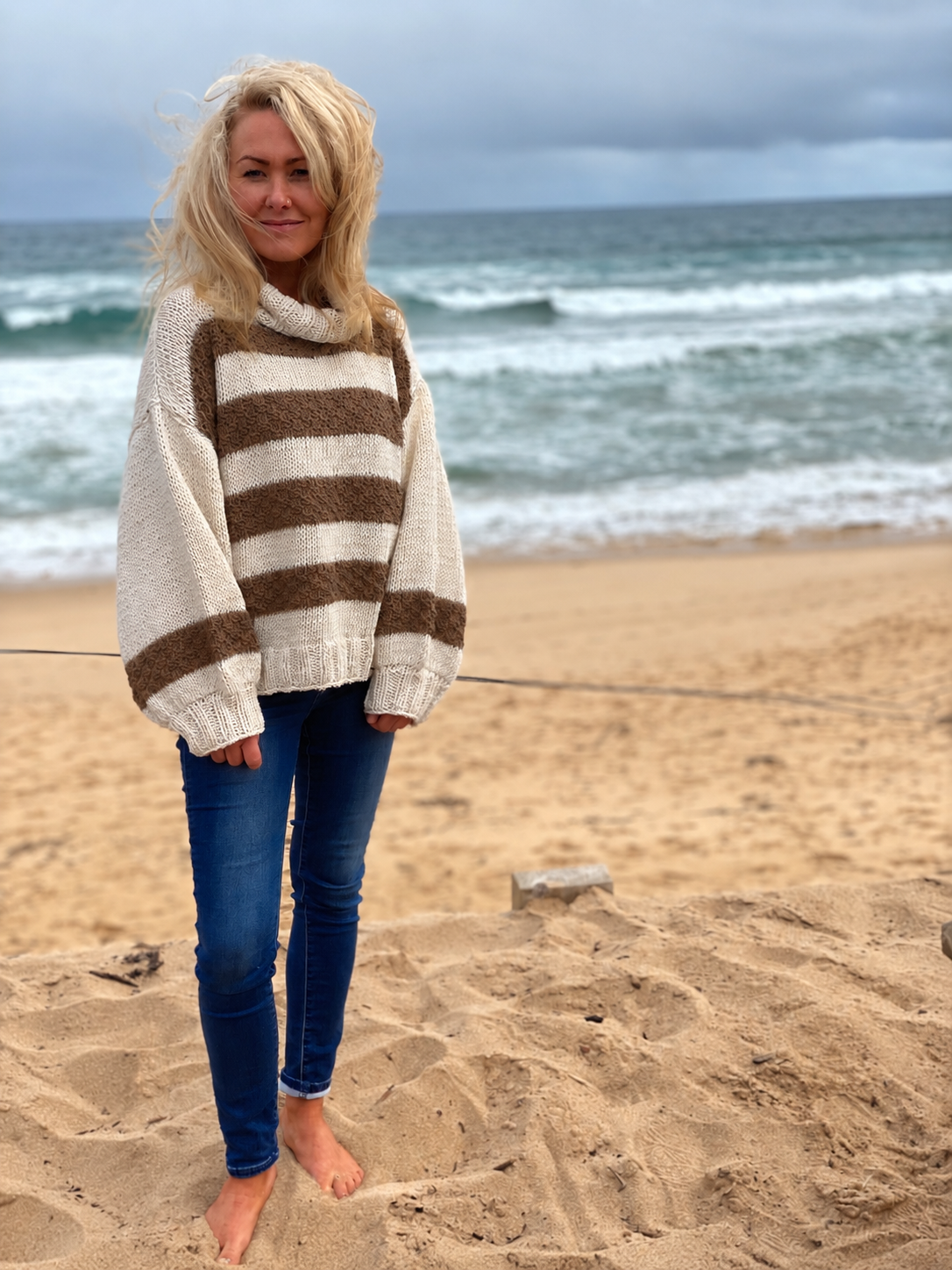 SVALA - Striped Sweater #182 - Anette Eriksson Design