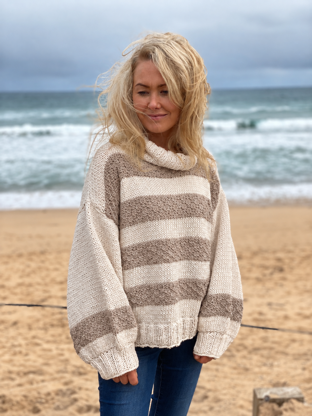 SVALA - Striped Sweater #182 - Anette Eriksson Design