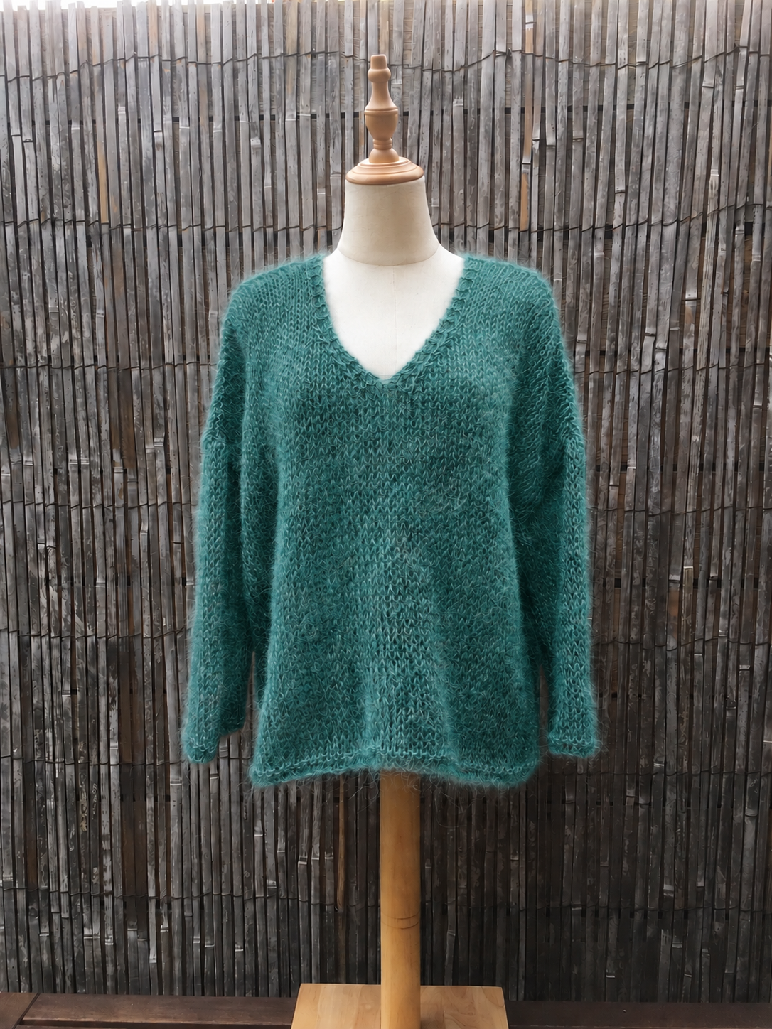MIRJA Comfy V-Neck knitting pattern #188 - Anette Eriksson Design