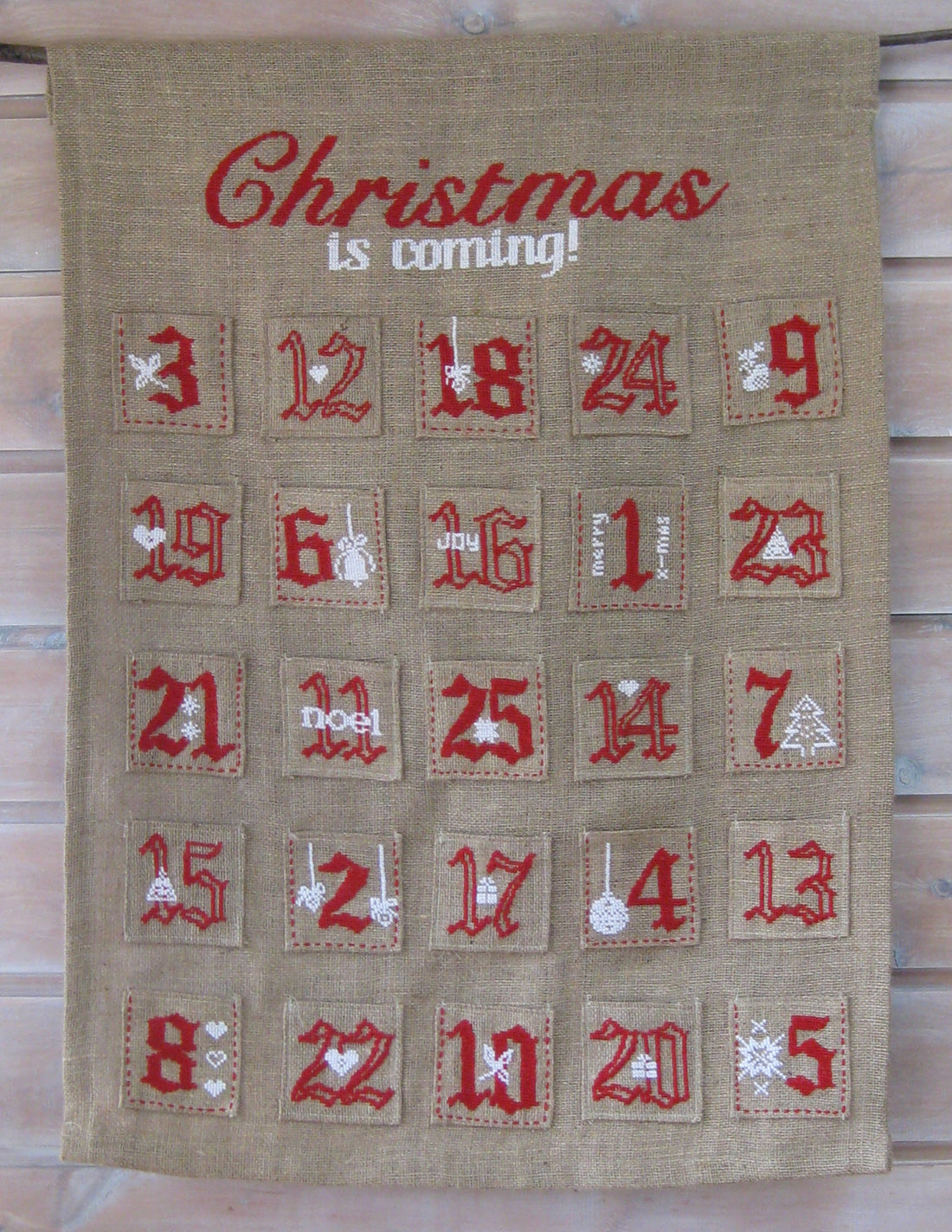 Advent Calendar - Cross Stitch Pattern