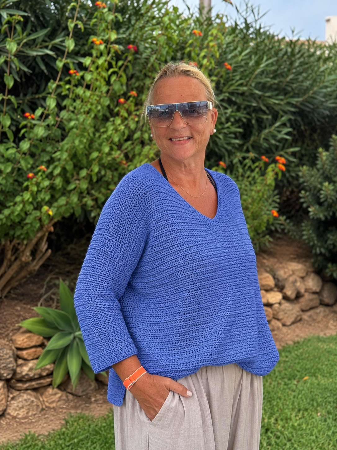 MAJA - Crochet Sweater #302 - Anette Eriksson Design
