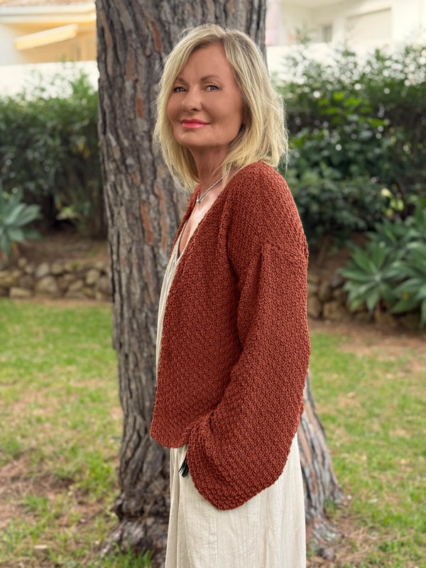 Anette Eriksson knitting pattern 316 - super easy cardigan