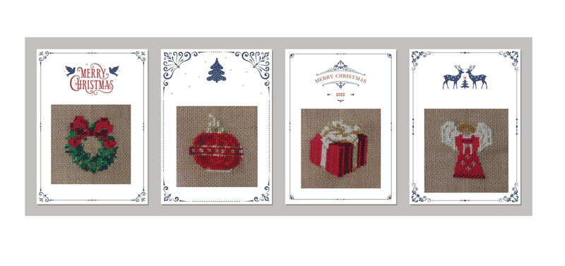 CHRISTMAS CARDS - cross stitch pattern