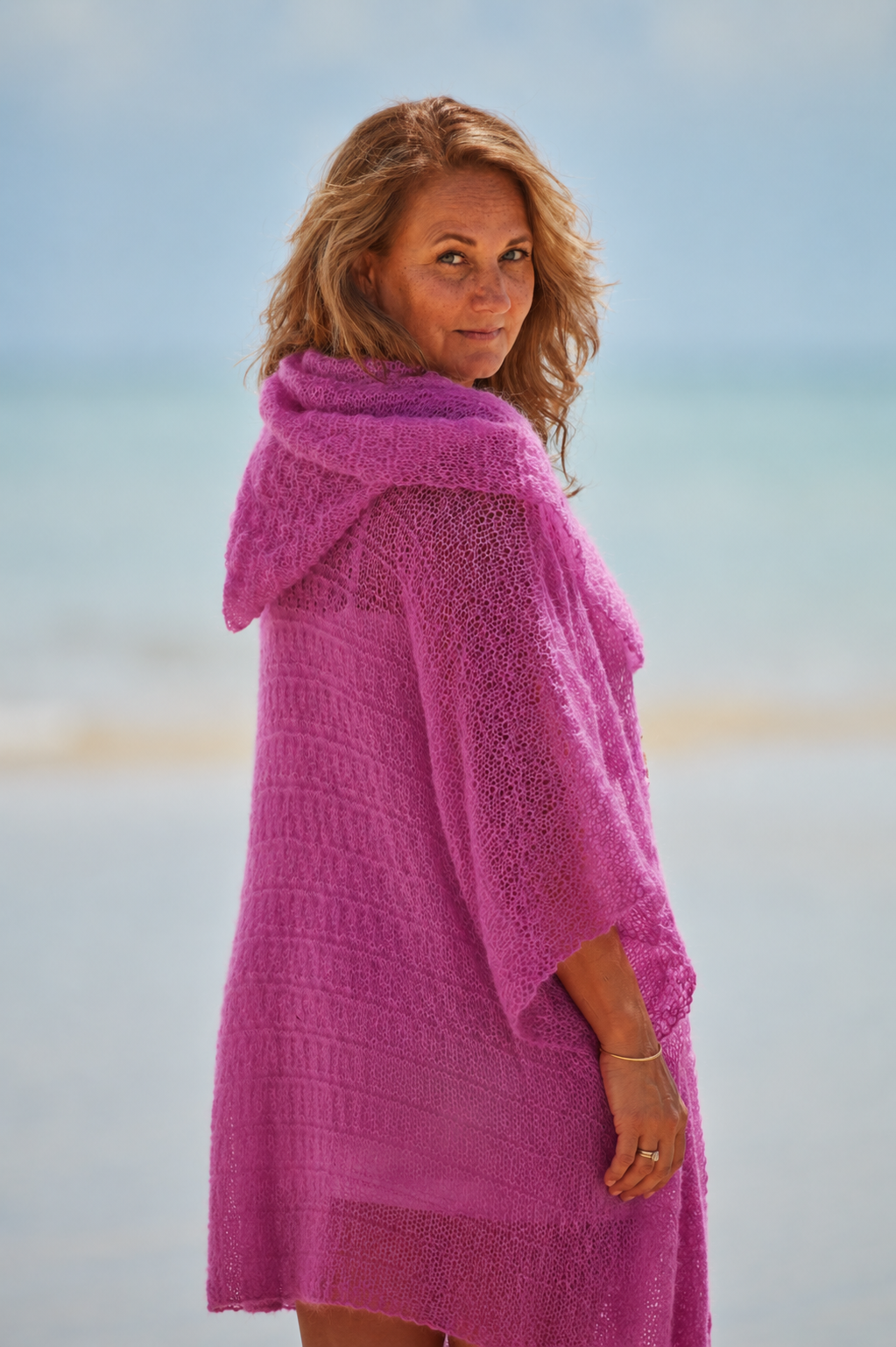 HOODED CARDIGAN - knitting pattern #130 - Anette Eriksson Design