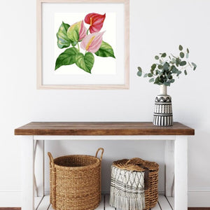 ANTHURIUM - cross stitch pattern - small