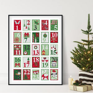 ADVENT CALENDAR - cross stitch pattern
