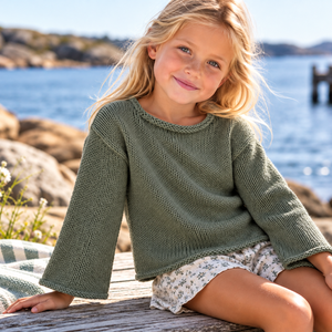 IDA Girls Flared Sweater #118 - Anette Eriksson Design