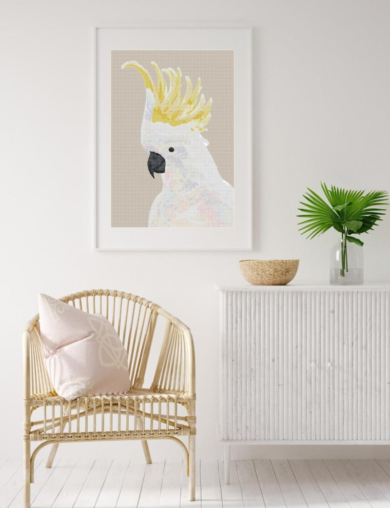 COCKATOO - cross stitch pattern