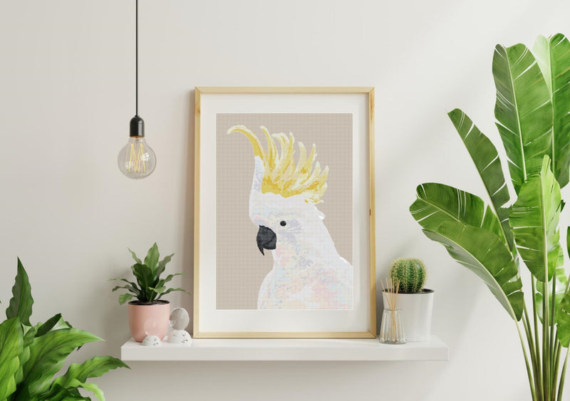 COCKATOO - cross stitch pattern