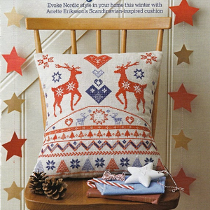 FAIRISLE STAGS - cross stitch pattern - Anette Eriksson Design