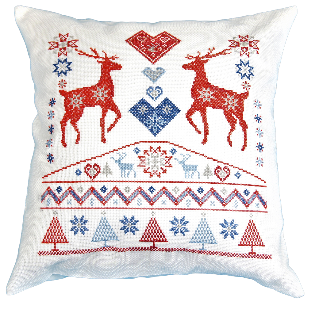 FAIRISLE STAGS - cross stitch pattern - Anette Eriksson Design