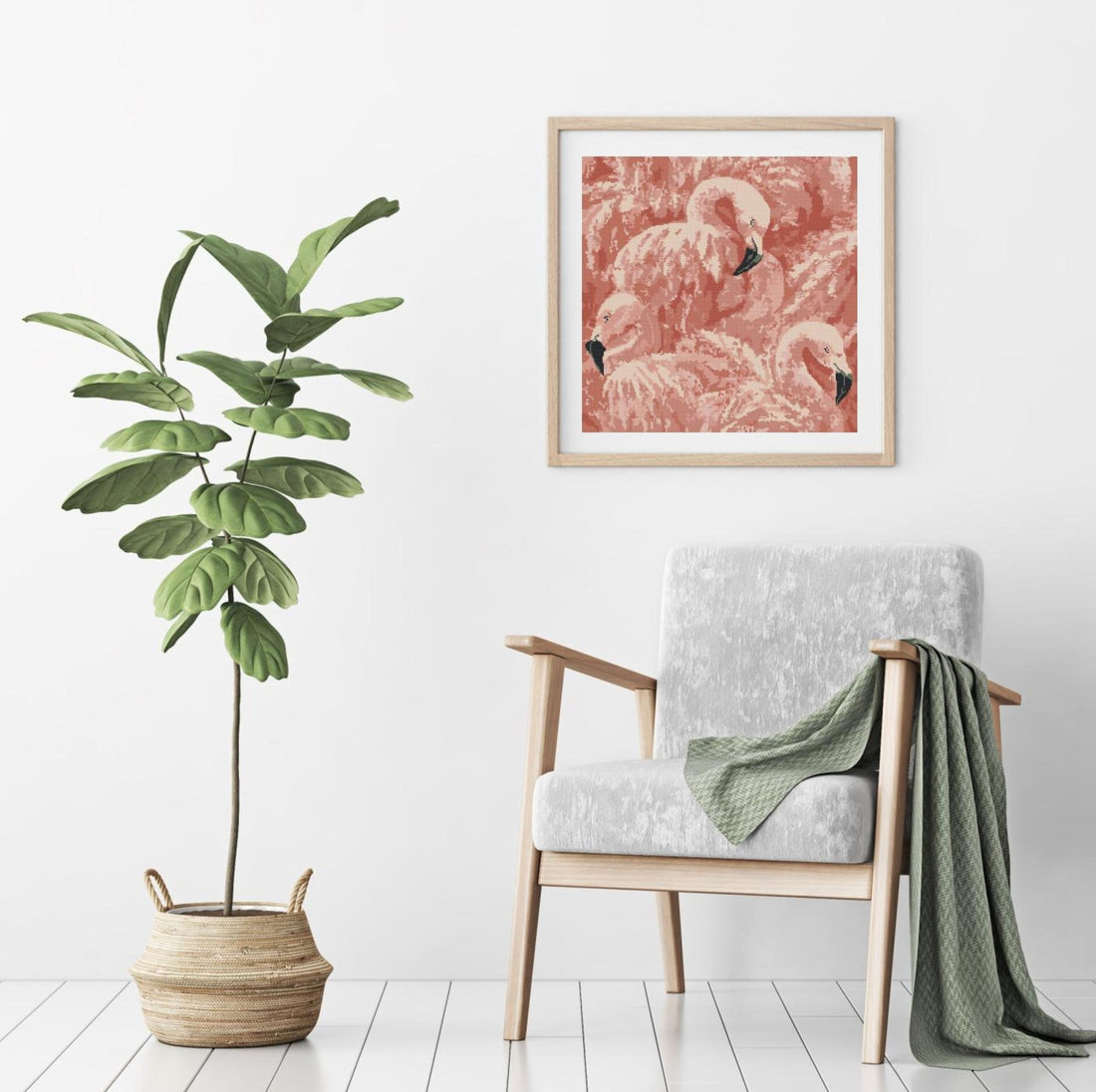 FLAMINGO - Cross Stitch Pattern - Anette Eriksson Design