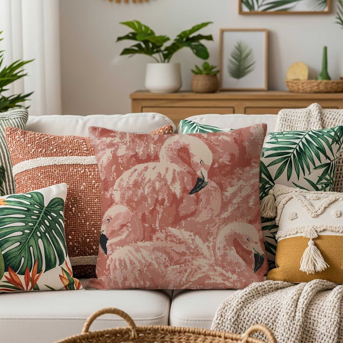 FLAMINGO - Cross Stitch Pattern - Anette Eriksson Design