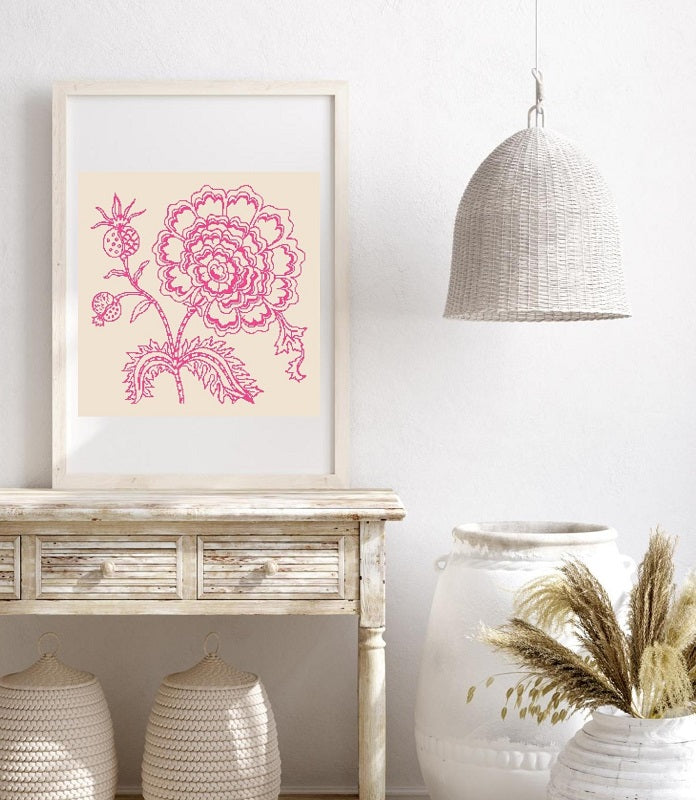 pink Florence pattern