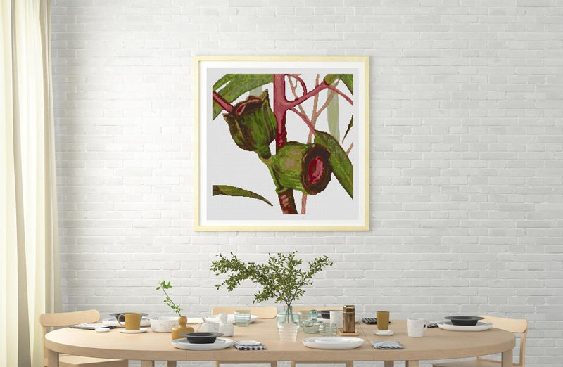 BANKSIA - korsstygnsmönster