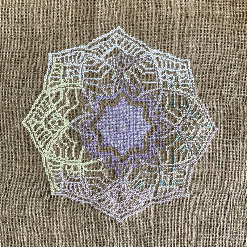 MANDALA - cross stitch pattern