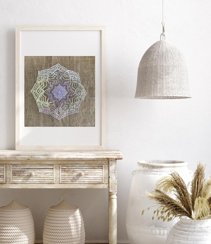 mandala cross stitch