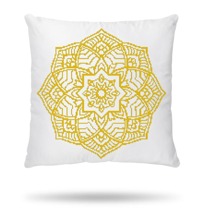 mandala cross stitch pattern