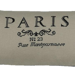 paris black linen