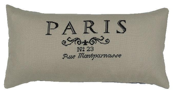 paris black linen