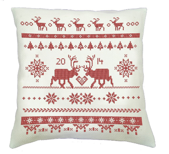 REINDEER - cross stitch pattern