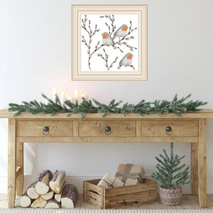 cross stitch pattern - robin