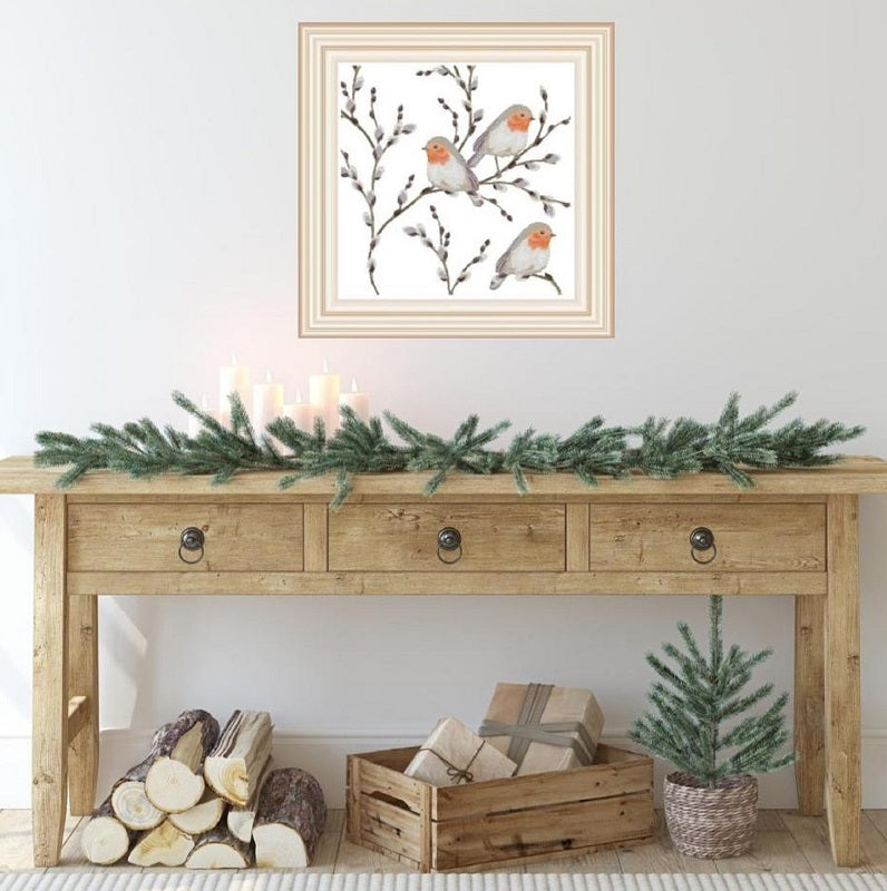 cross stitch pattern - robin
