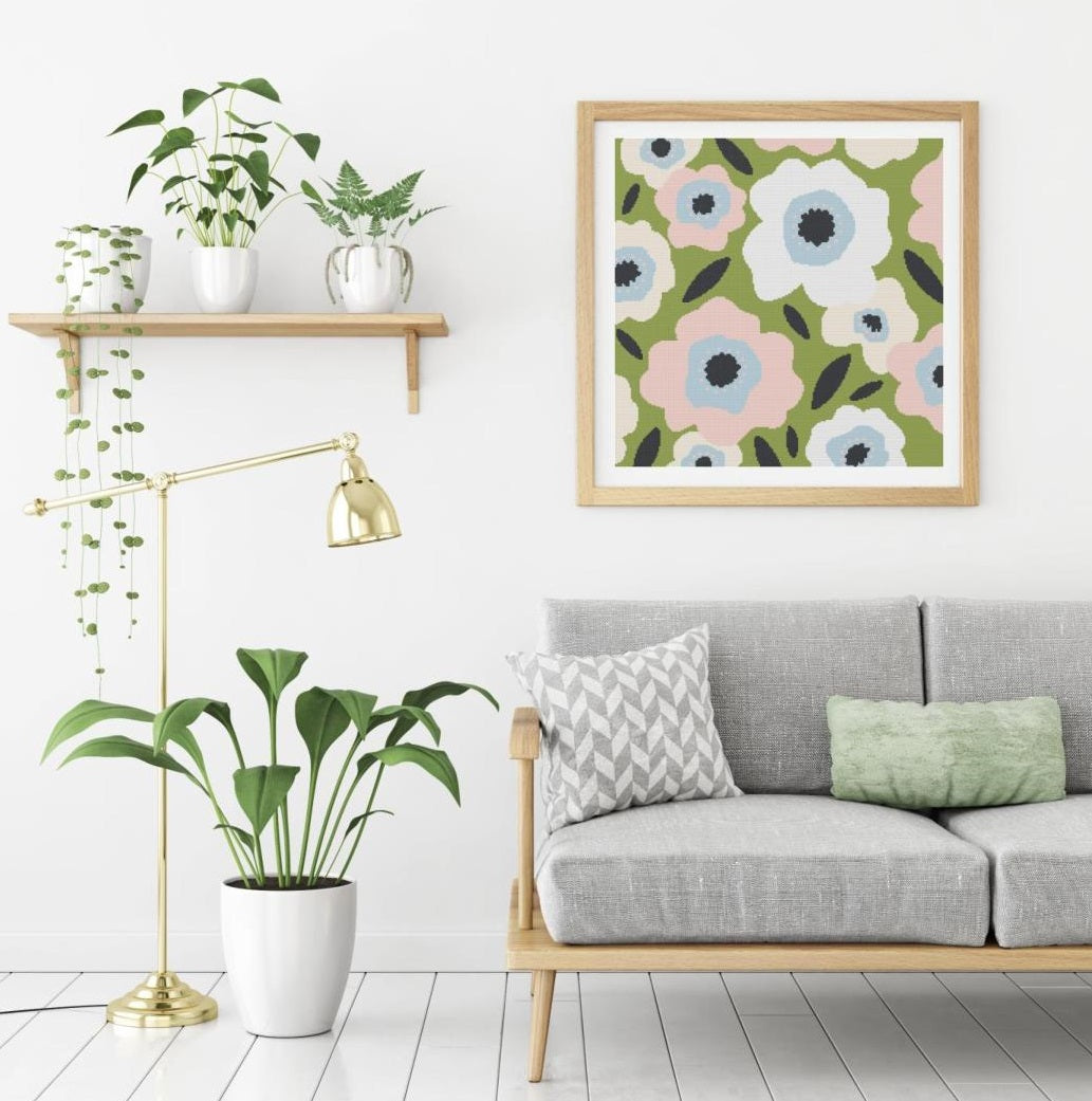 SCANDI BLOOM - cross stitch pattern - Anette Eriksson Design