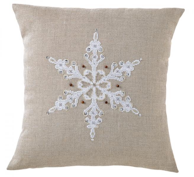 cross stitch pattern: snow star