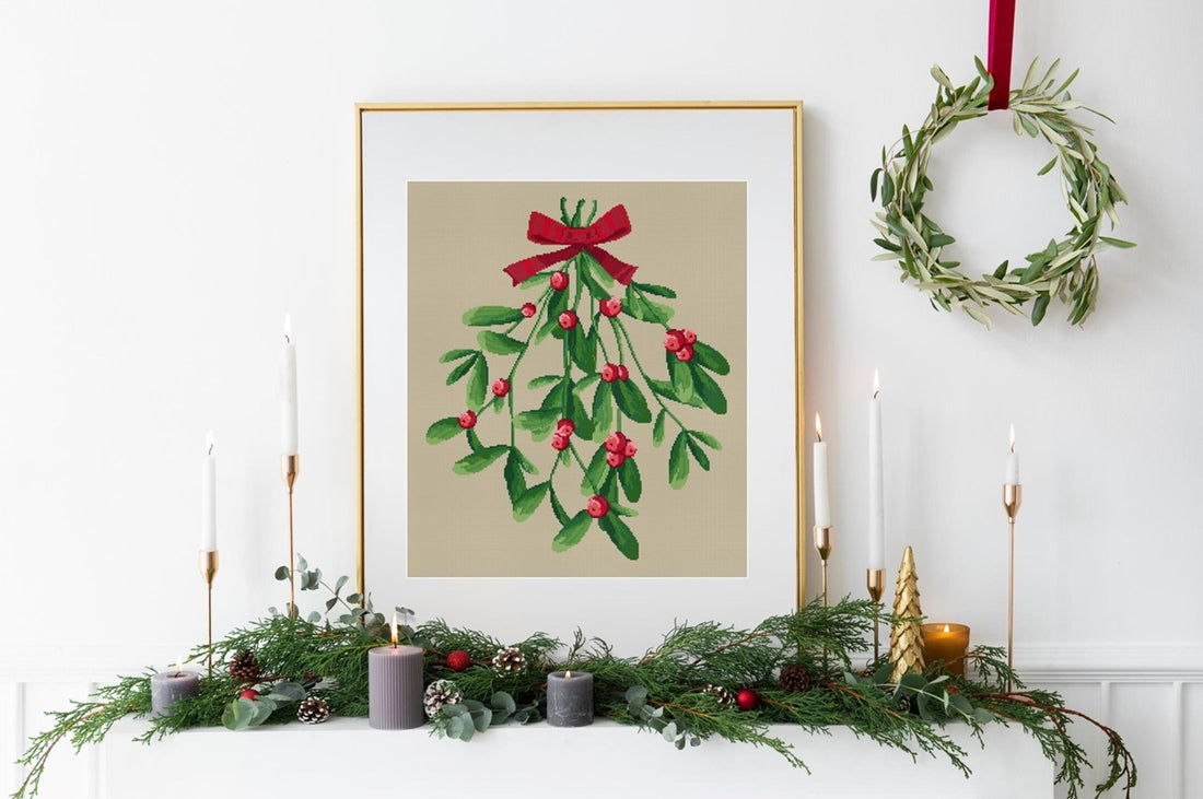 christmas cross stitch pattern - lingonberry