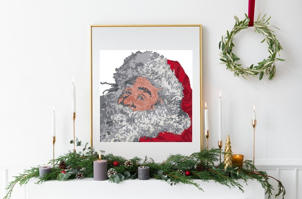 SANTA - Cross Stitch Pattern
