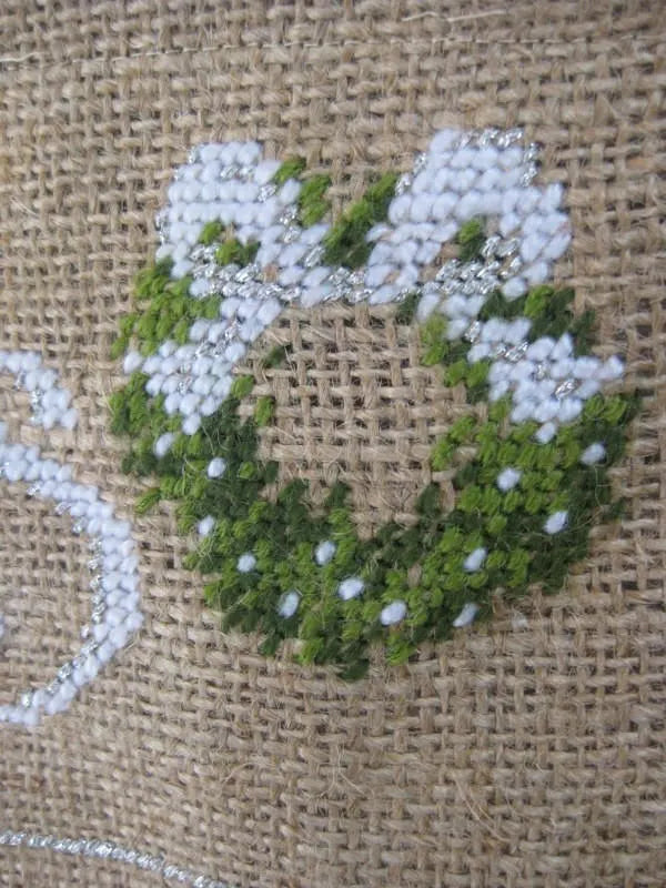 CHRISTMAS BANNER WHITE - cross stitch pattern
