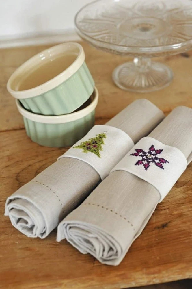 Purple Cross Stitch Pattern