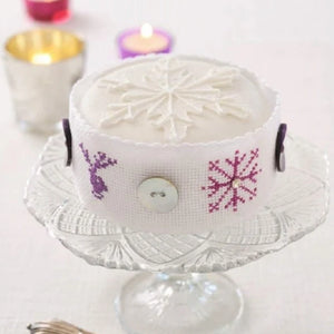 Purple Cross stitch pattern