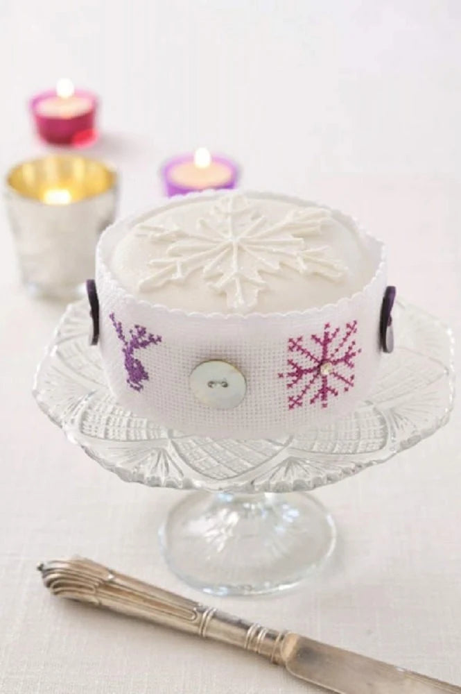 Purple Cross stitch pattern