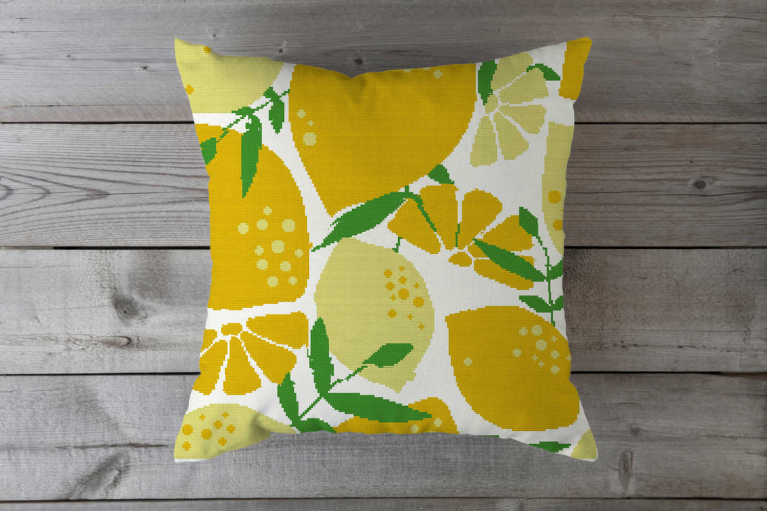 limones cross stitch pattern