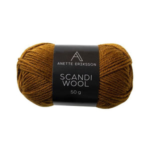 Scandi Wool Yarn — Toffee — 5 balls × 50 g