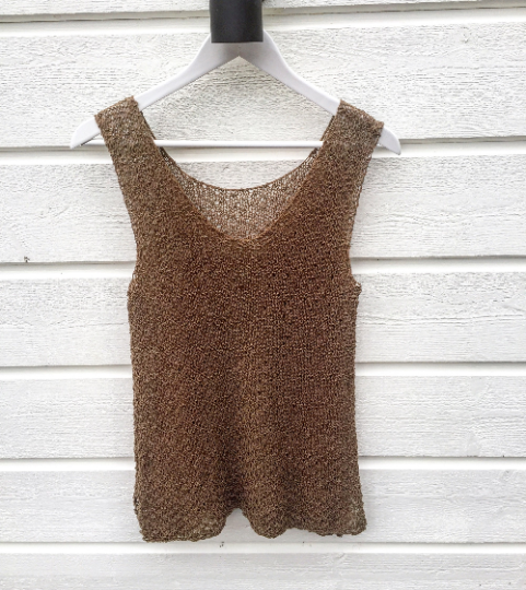 LOOSE SINGLET - knitting pattern #101