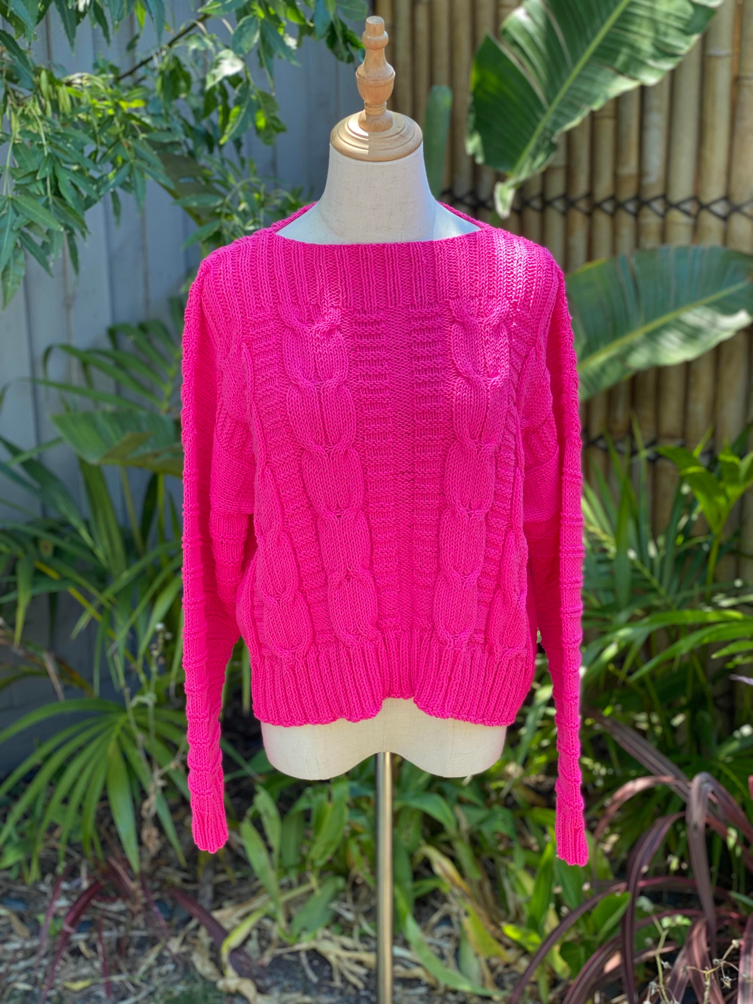 CABLE SWEATER - knitting pattern #113 – Anette Eriksson Design