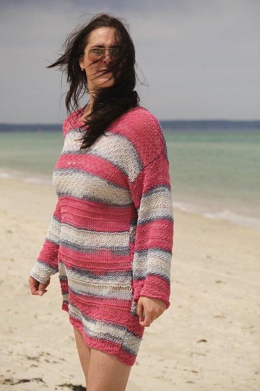 BEACH TUNIC - knitting pattern #119